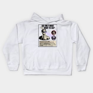 Confirmation Bias Goggles Kids Hoodie